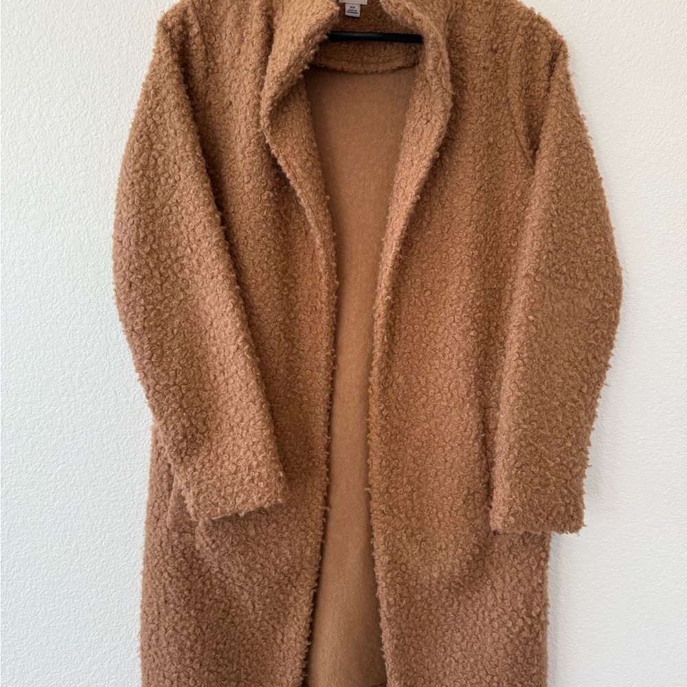 Cozy Brown Teddy Sweater / Coat
